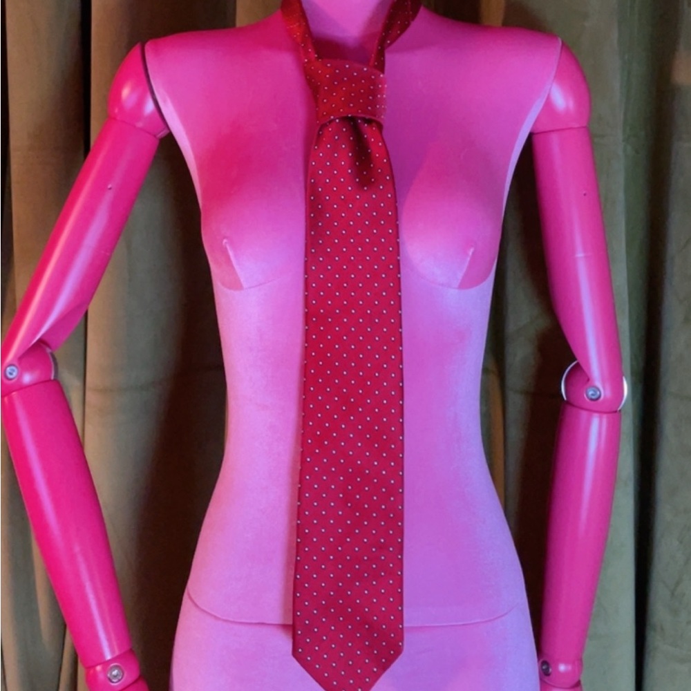 Classic Red Polka Dot Tie